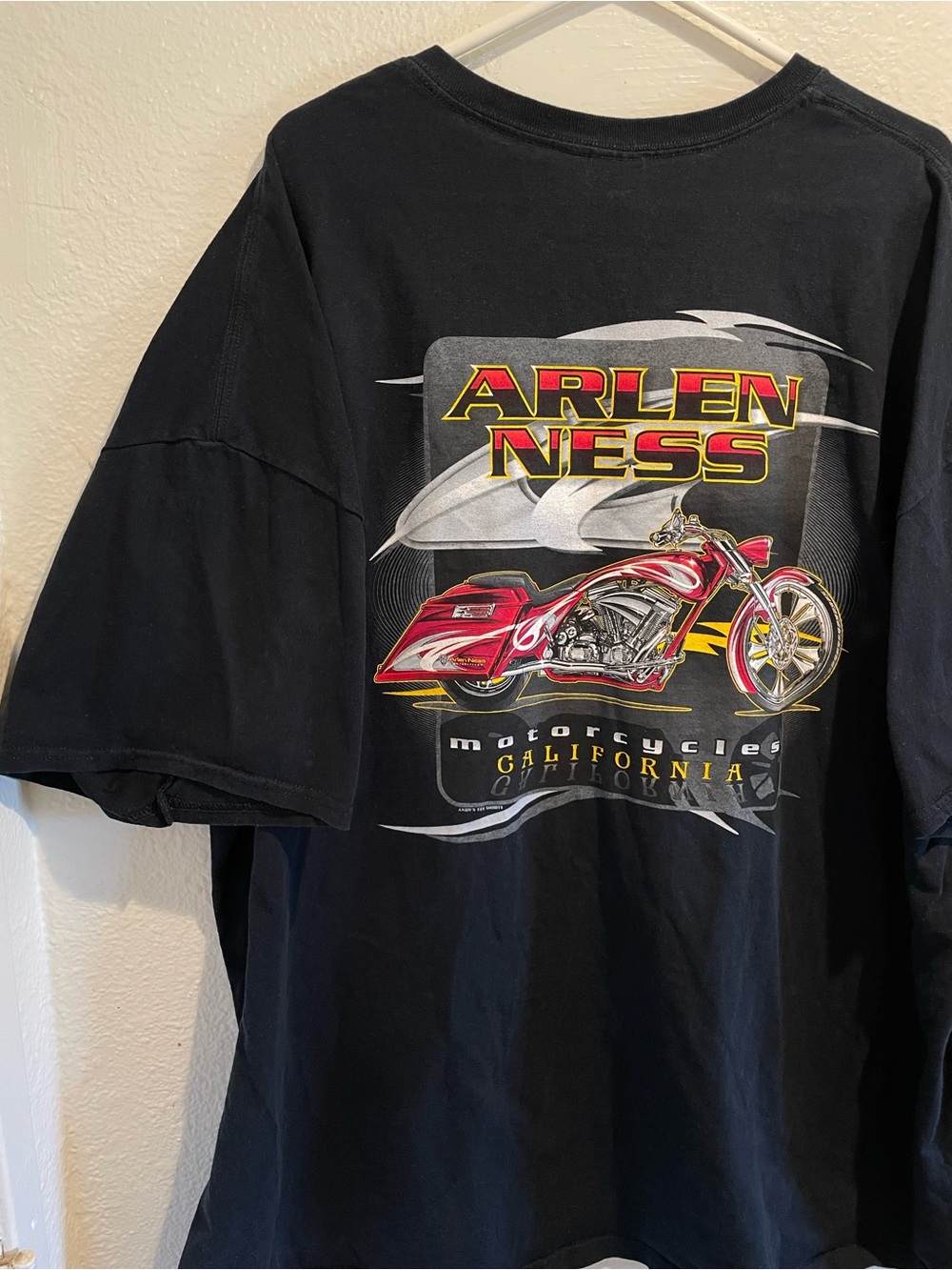 Arlen Ness Motorcycles Graphic T-Shirt • Men's Size 4XL • Heavyweight Black 🔥 - Picture 6 of 9